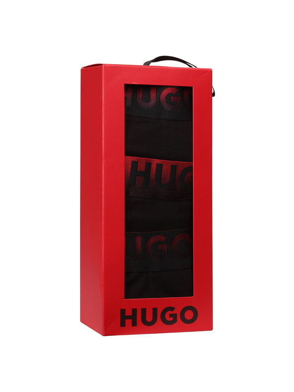 HUGO Set od troje - muške bokserice HUGO crne