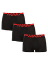 HUGO Set od troje - muške bokserice HUGO crne