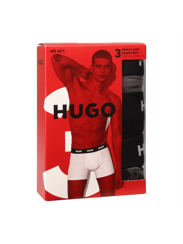 HUGO Set od troje - muške bokserice HUGO višebojna