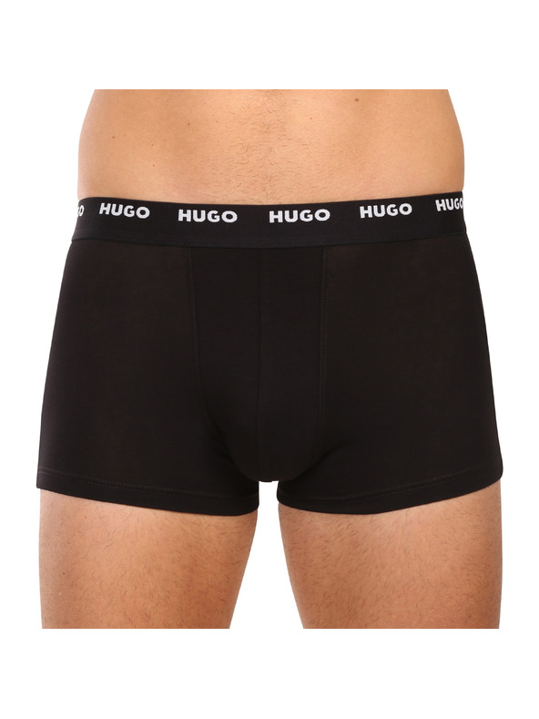 HUGO Set od petero - muške bokserice HUGO crne