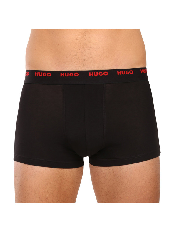 HUGO Set od petero - muške bokserice HUGO crne