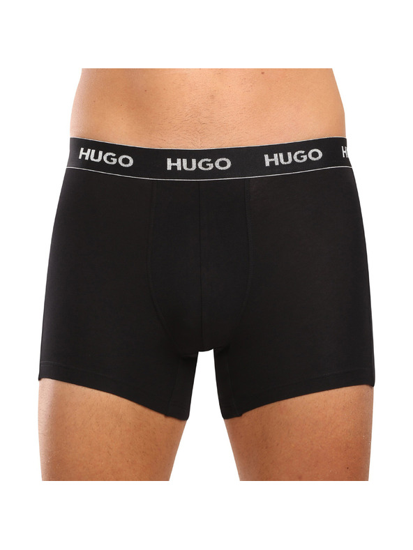 HUGO Set od troje - muške bokserice HUGO crne