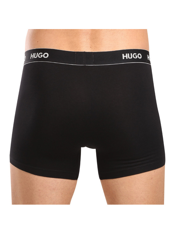 HUGO Set od troje - muške bokserice HUGO crne