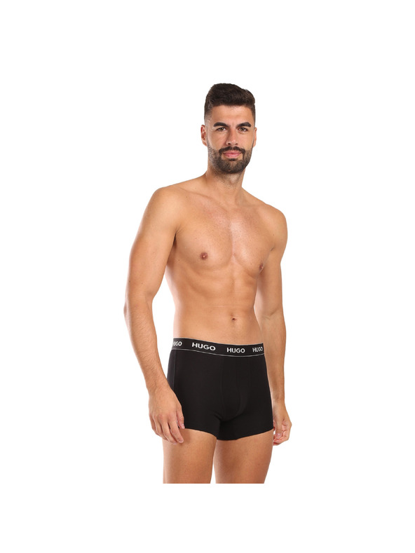 HUGO Set od troje - muške bokserice HUGO crne