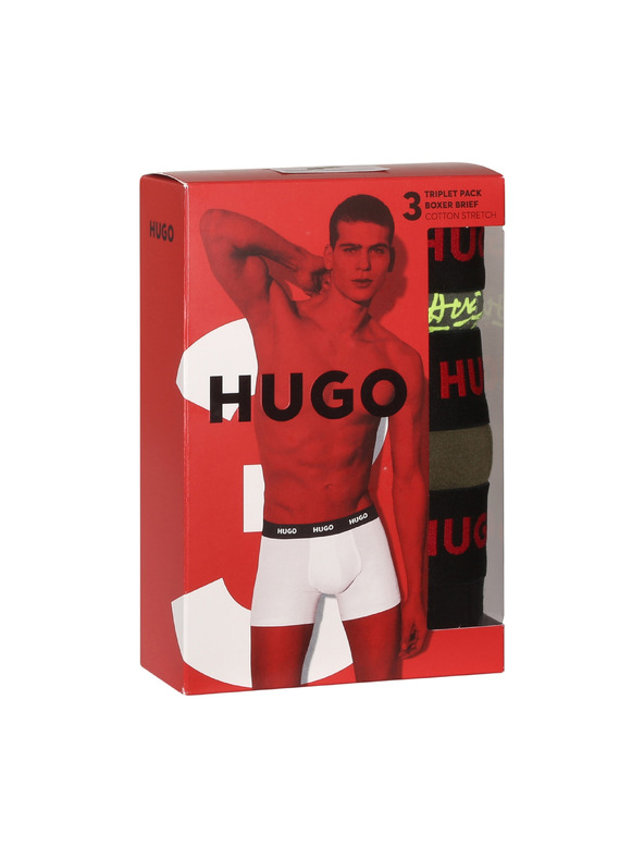HUGO Set od troje - muške bokserice HUGO višebojna
