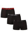 HUGO Set od troje - muške bokserice HUGO crne