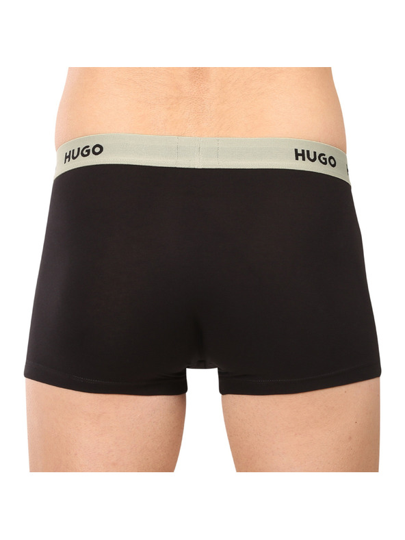 HUGO Set od troje - muške bokserice HUGO crne