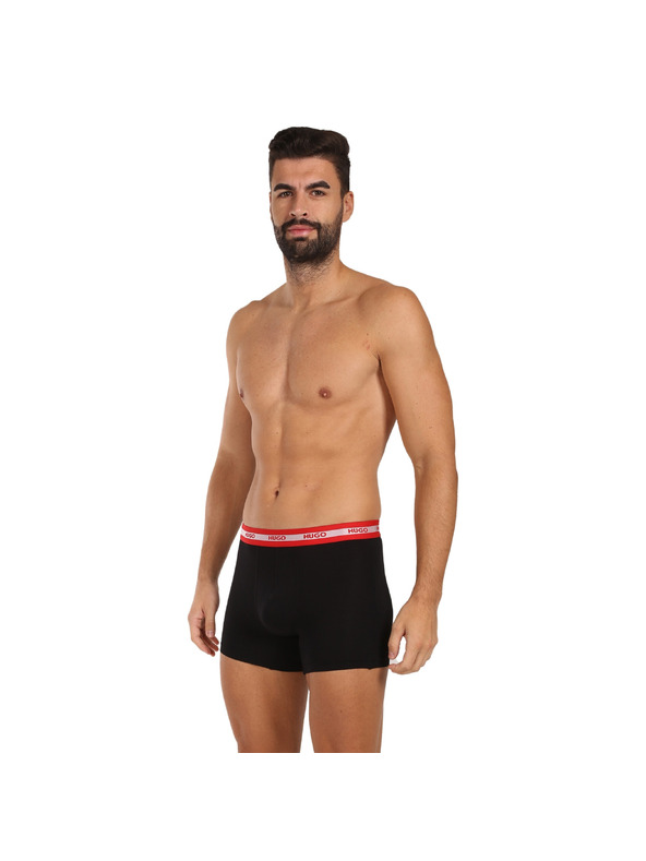 HUGO Set od troje - muške bokserice HUGO crne