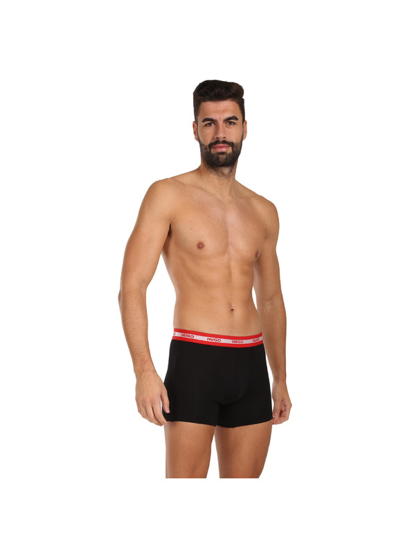 HUGO Set od troje - muške bokserice HUGO crne