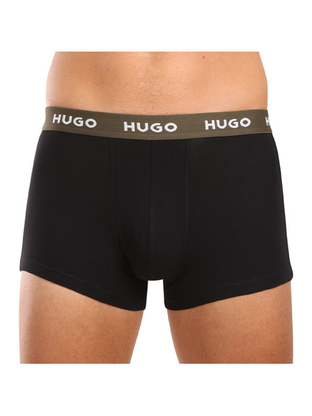 HUGO Set od troje - muške bokserice HUGO crne