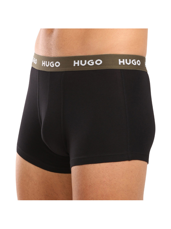 HUGO Set od troje - muške bokserice HUGO crne