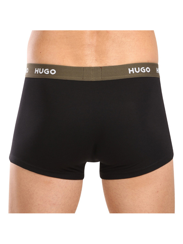 HUGO Set od troje - muške bokserice HUGO crne