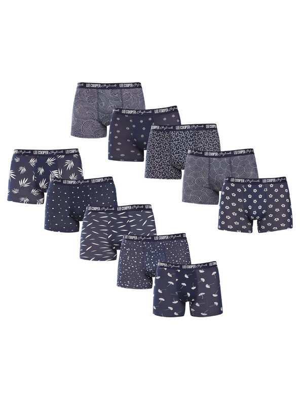 Lee Cooper Set od desetero - muške bokserice Lee Cooper višebojna