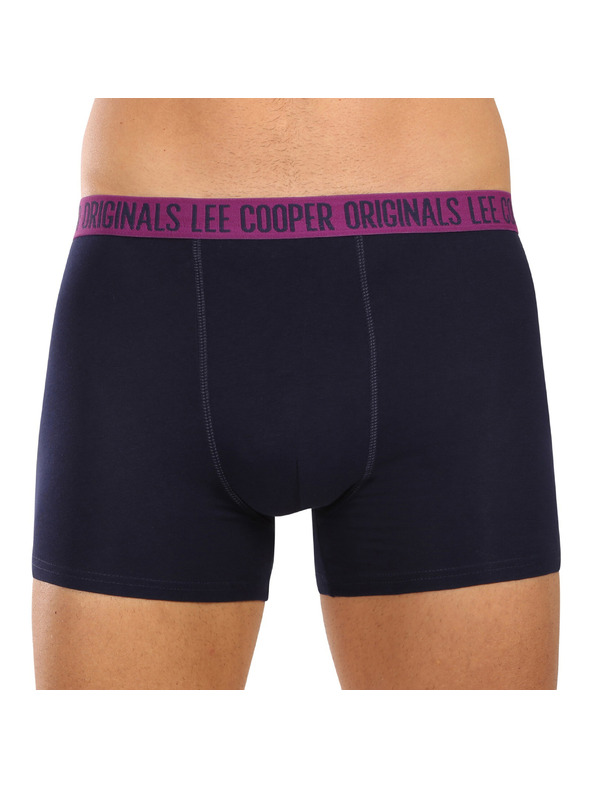 Lee Cooper Set od sedmero - muške bokserice Lee Cooper tamno plave