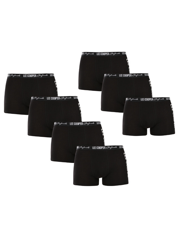 Lee Cooper Set od sedmero - muške bokserice Lee Cooper crne