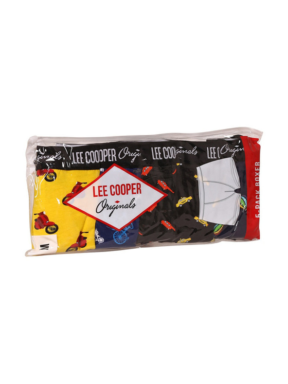Lee Cooper Set od petero - muške bokserice Lee Cooper višebojna