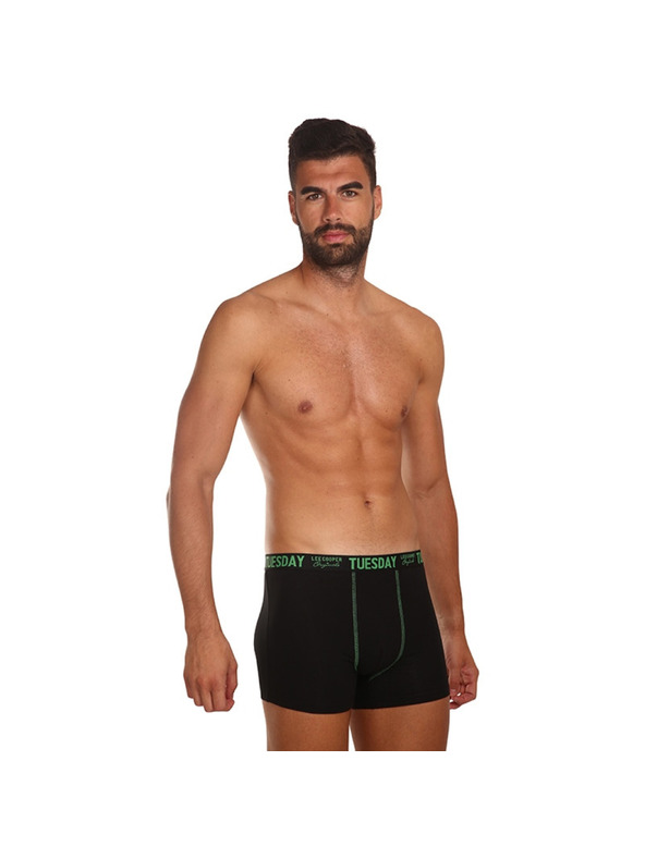 Lee Cooper Set od sedmero - muške bokserice Lee Cooper crne