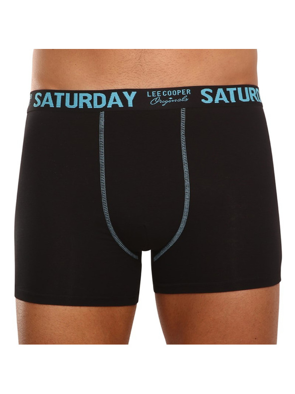 Lee Cooper Set od sedmero - muške bokserice Lee Cooper crne