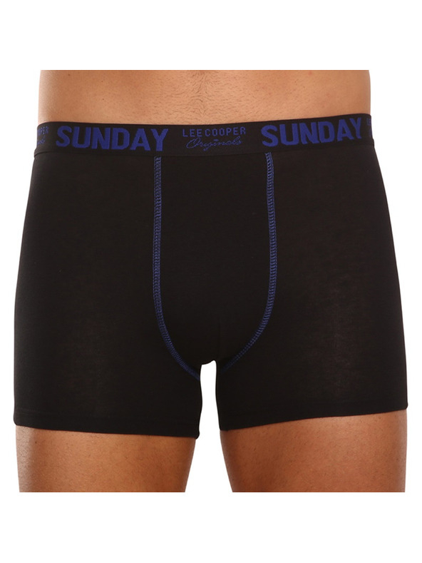 Lee Cooper Set od sedmero - muške bokserice Lee Cooper crne