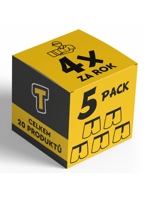 Nedeto 4x Set od pet - muške gaće Nedeto - četvrtletna godišnja pretplata
