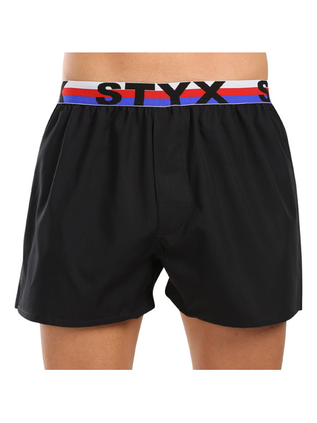 Styx Set od pet - muške gaće Styx sportska guma crne trikolor