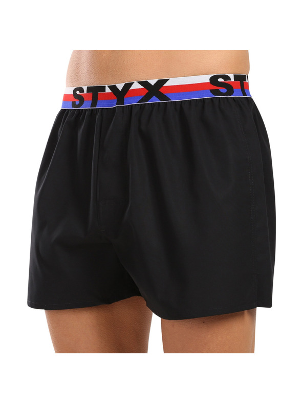 Styx Set od pet - muške gaće Styx sportska guma crne trikolor