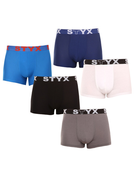 Styx Kompletan od pet - muške boksarice Styx sportski elastičan pojas šarene