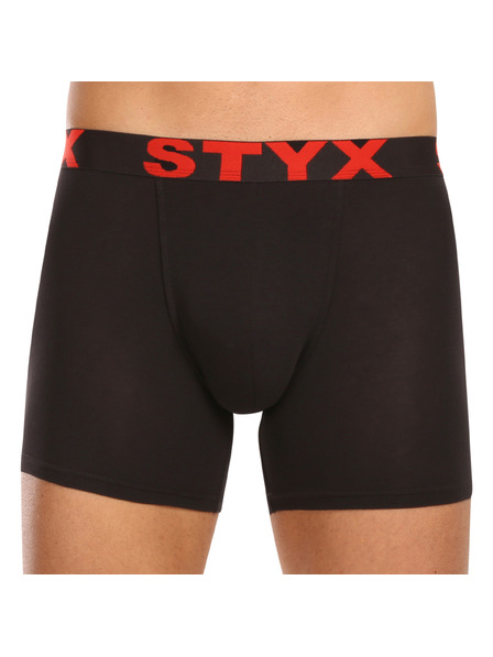 Styx Kompletan od pet - muške boksarice Styx long sportski elastičan pojas crne