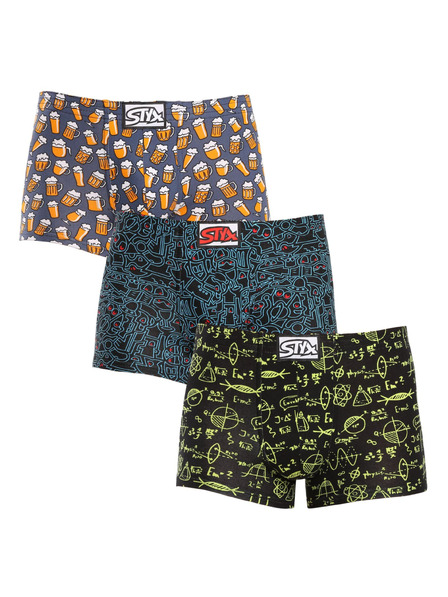Styx Set od tri - muške bokserice Styx art klasicna guma visebarjne