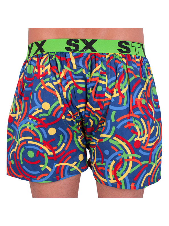 Styx Muške gaće Styx art sportska guma šarene