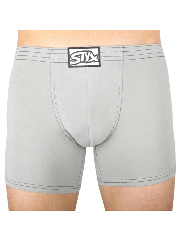 Styx Komplet od tri - muški boksački šorc Styx long klasična guma