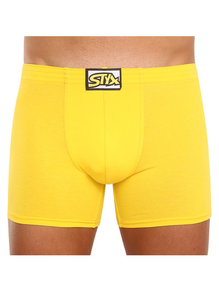 Styx Muške boxerice Styx long klasična guma žute