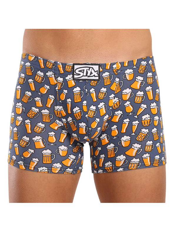 Styx Set od šest - muške boxerice Styx long art klasična guma višebojne