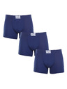 Styx Set od tri - muške boxerice Styx long klasična guma tamno plave