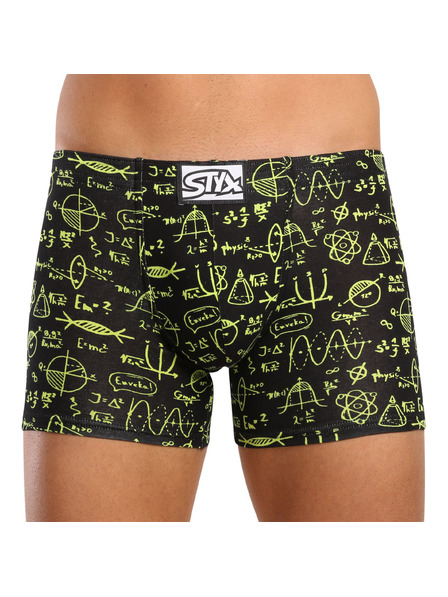 Styx Set od tri - muške bokserkice Styx long art klasični elastični pojas šarene