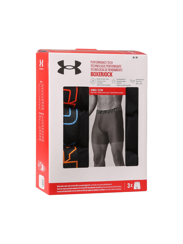 Under Armour Set od tri - Muške bokserice Under Armour crne