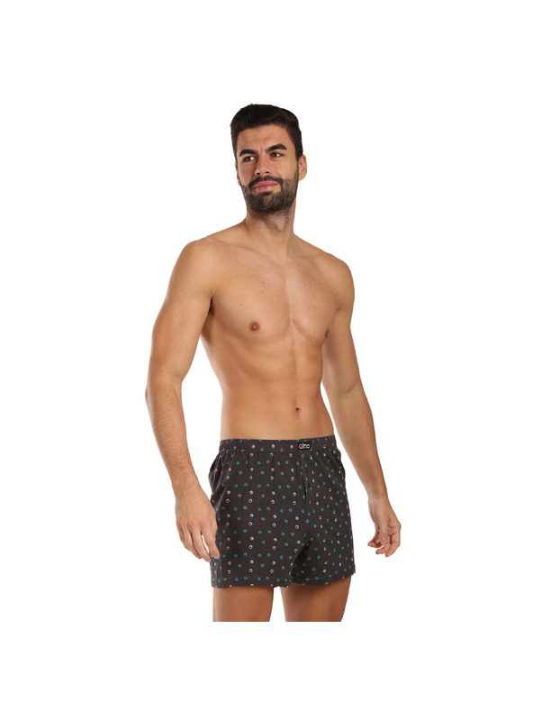 gino Muške boxer gaće Gino sive