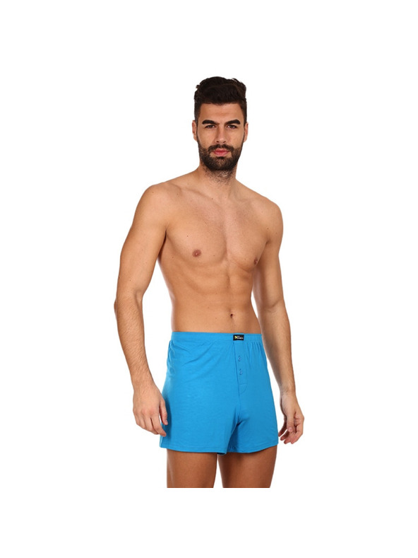 gino Muške boxer gaće Gino bambusne plave