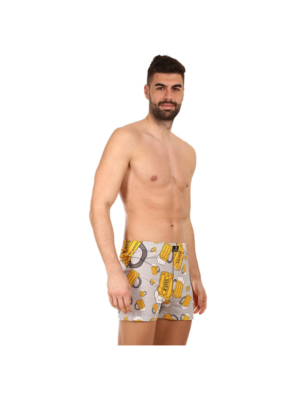 VoXX Muške boxer gaće VoXX svetlo sive