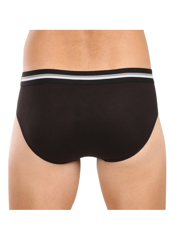 69slam Muške gaće 69SLAM Hanry plain bamboo hip crne