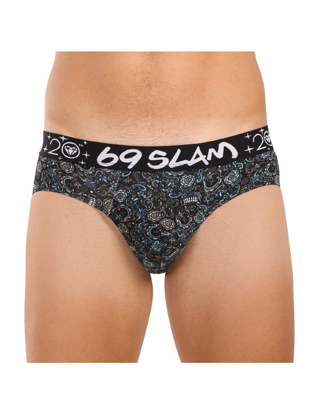 69slam Muške gaće 69SLAM Andreas hip bamboo SKULLER