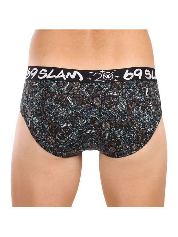 69slam Muške gaće 69SLAM Andreas hip bamboo SKULLER