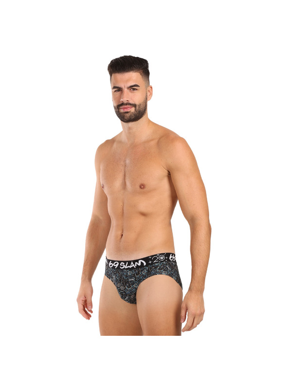 69slam Muške gaće 69SLAM Andreas hip bamboo SKULLER