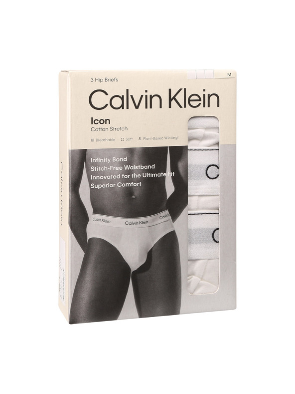 Calvin Klein Set od tri - muške gaće Calvin Klein bijele