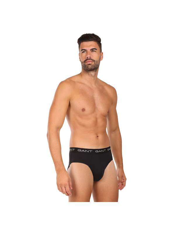 Gant Set od tri - muške gaće Gant crne