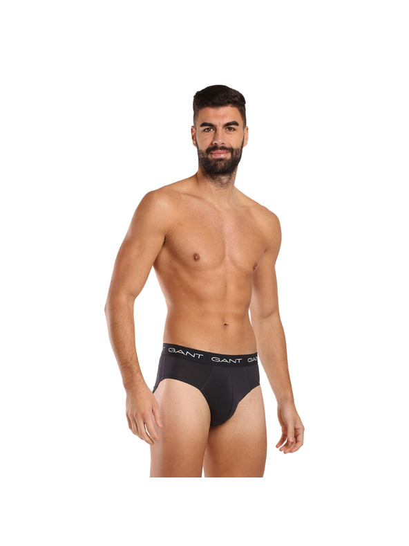 Gant Set od tri - muške gaće Gant crne