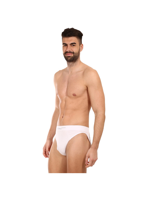 gino Muške gaće Gino bambusove bijele