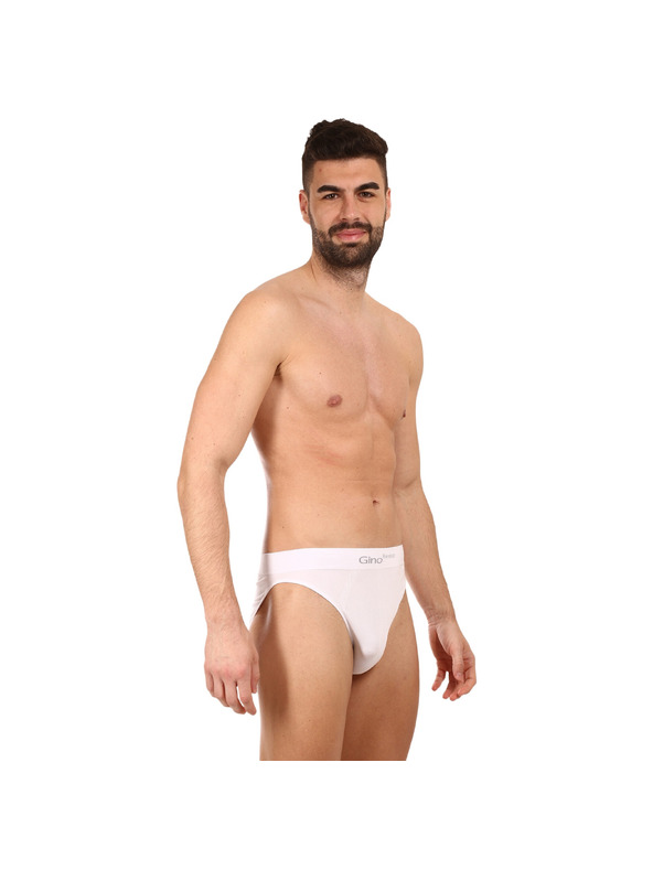 gino Muške gaće Gino bambusove bijele