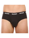 HUGO Set od tri - muške gaće HUGO crne