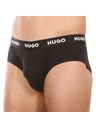 HUGO Set od tri - muške gaće HUGO crne